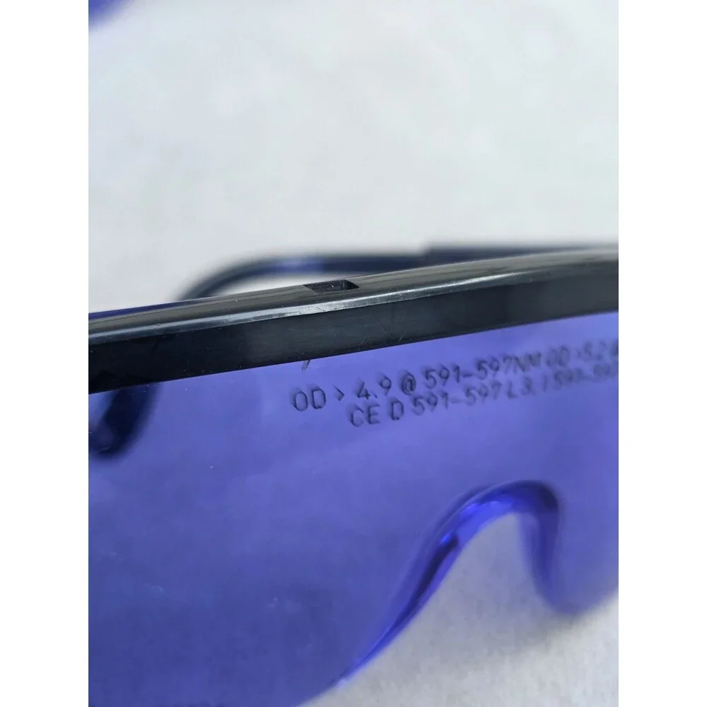 Lot of 3 Purple Laser Safety Glasses Sperian Honeywell OD 5.2 592-596nm